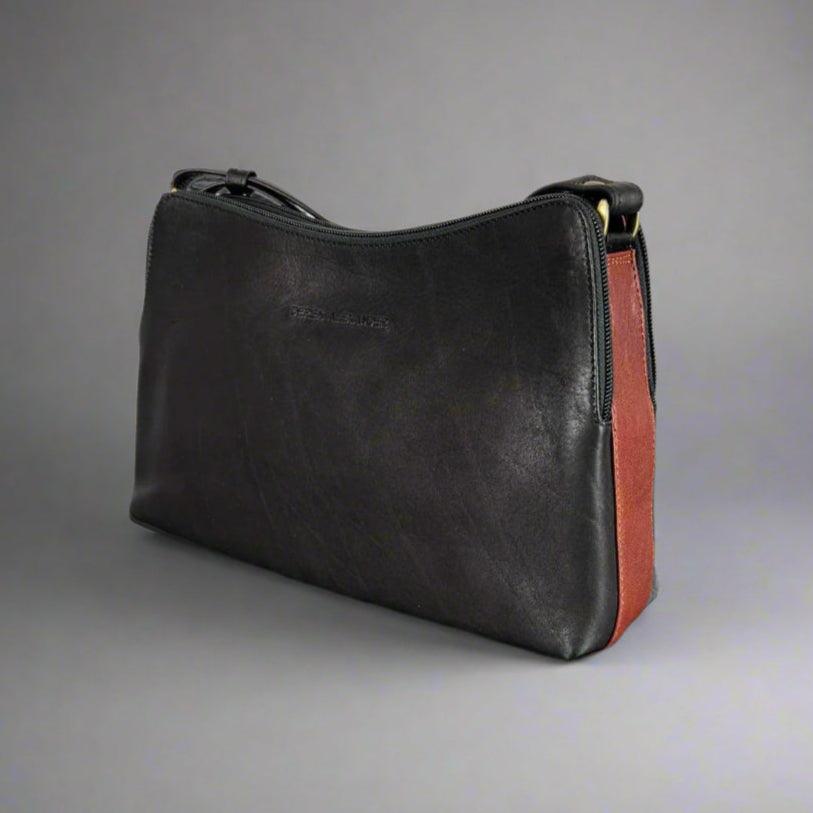 Borsa a tracolla in pelle Derek AlexanderEX-STOCK Canada