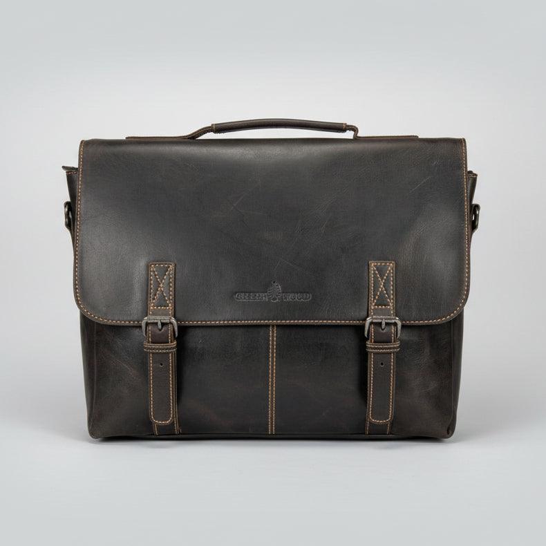 Sac pour ordinateur portable en cuir Greenwood