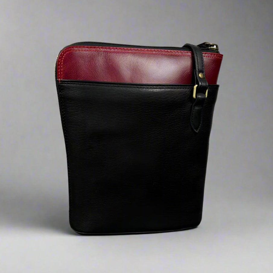 Borsa a Tracolla Regolabile Derek Alexander con Scomparto Principale a Cerniera LargaEX-STOCK Canada
