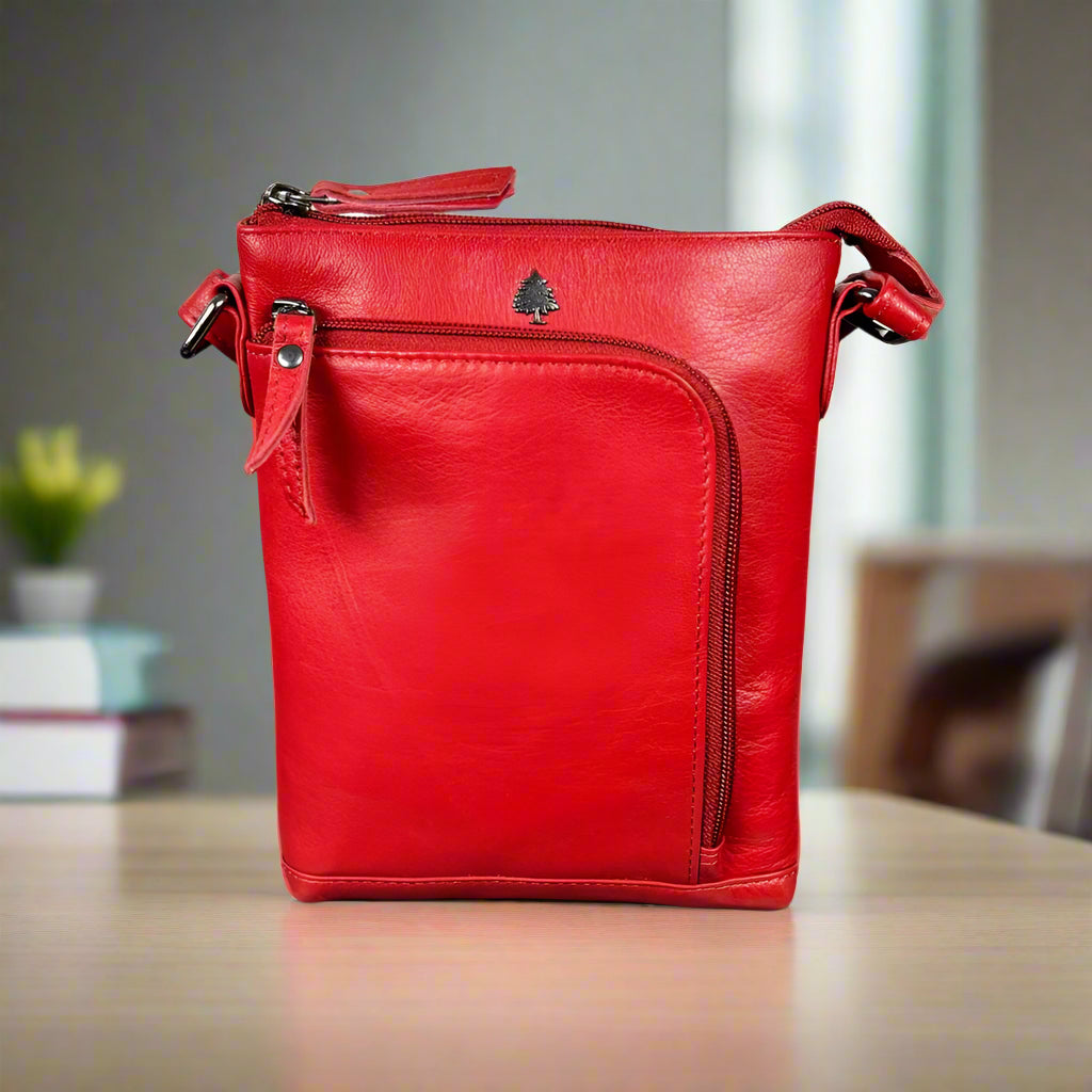 Sac bandoulière mini Siena en cuir GreenwoodEX-STOCK Canada