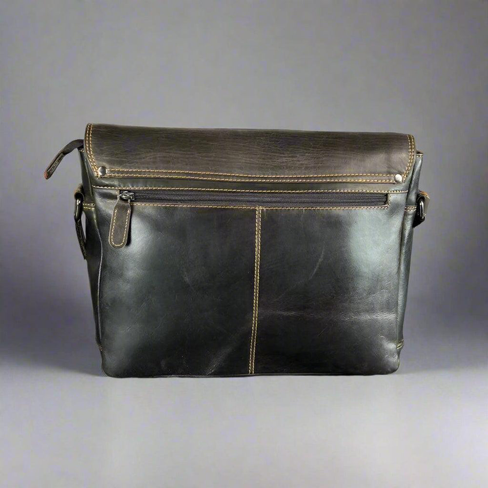Sac messenger en cuir Greenwood pour ordinateur portableEX-STOCK Canada