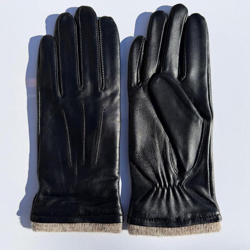 Guanti da donna in pelle di pecora con touchscreen e fodera in misto lanaEX-STOCK Canada
