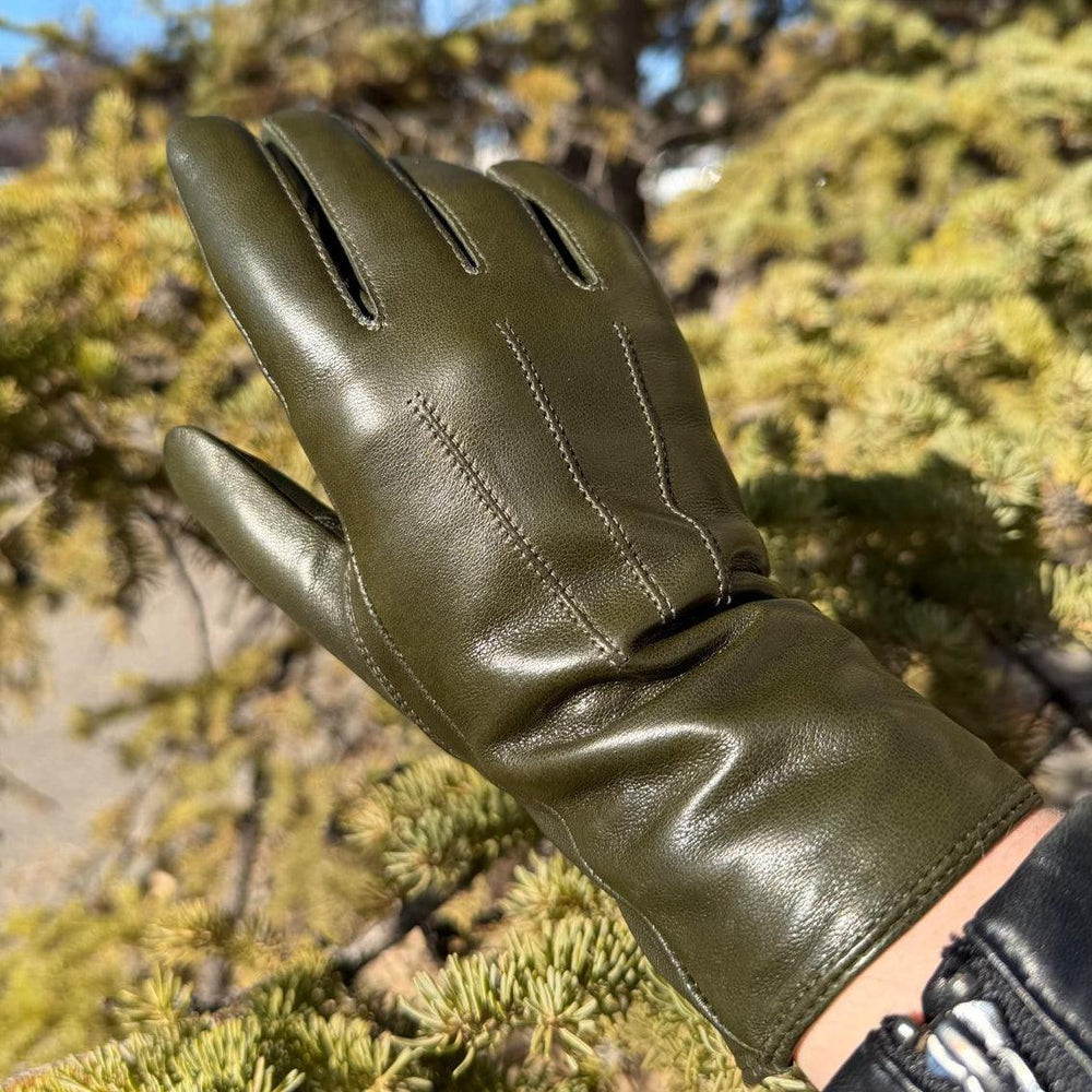 Women's Drum Dyed Lamb Leather Gloves with Wool Blend Lining EX-STOCK Canada
