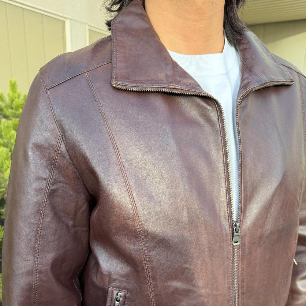 Giacca Bomber da Uomo BOL in Pelle di AgnelloEX-STOCK Canada