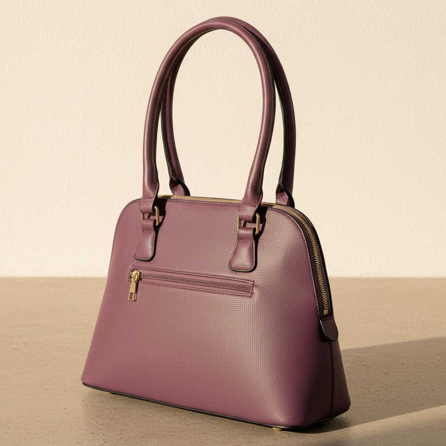 Bolso de 2 Asas de Cuero Sintético con Diseño Floral de Temptation Italy