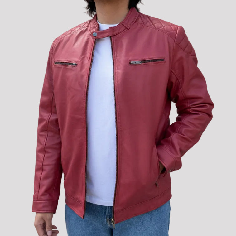 BOL Men's Alvin Lambskin Leather Jacket