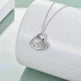 White Gold Plated Sterling 925 Silver Pet Paw Urn Necklace - EX-STOCK Canada