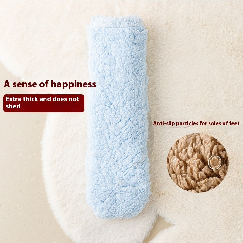 Winter Floor Socks Velvet Thicken Warm Coral Velvet Cute Socks Japanese-style Home Footwear Non-slip Socks New Year Gifts Winter Gadgets EX-STOCK Canada