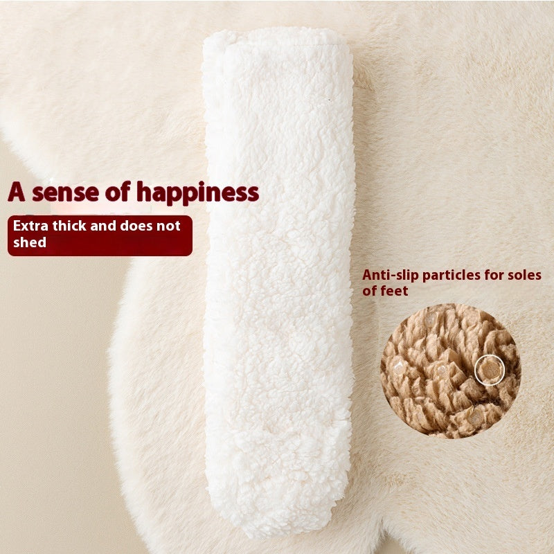 Winter Floor Socks Velvet Thicken Warm Coral Velvet Cute Socks Japanese-style Home Footwear Non-slip Socks New Year Gifts Winter Gadgets EX-STOCK Canada