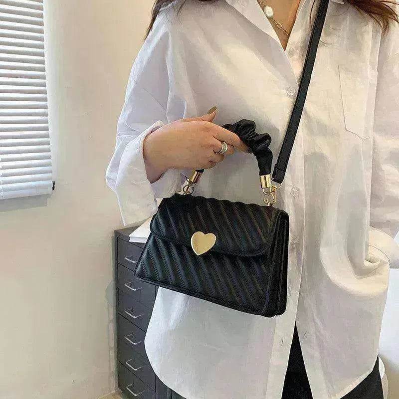 Women Handbags Fashion Chain Shoulder Bags With Love Metal Design - EX-STOCK Canada