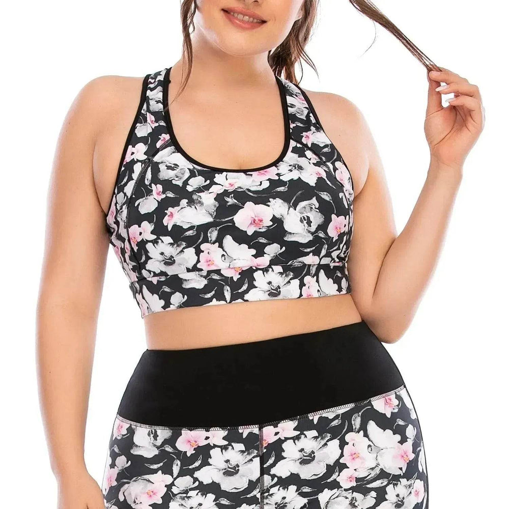 Ensemble de yoga pour femmes, tenue de sport, survêtement, tenues de sport, grandes tailles pour femmes, ensemble de gym, sport, course, vêtements amples, pour forte poitrine - EX-STOCK Canada