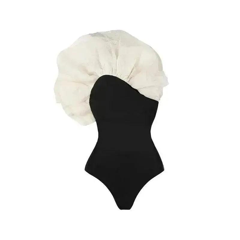 Bañador de una pieza de alta calidad con grandes flores para mujer - Todo combinado para mujeres EX-STOCK Canada