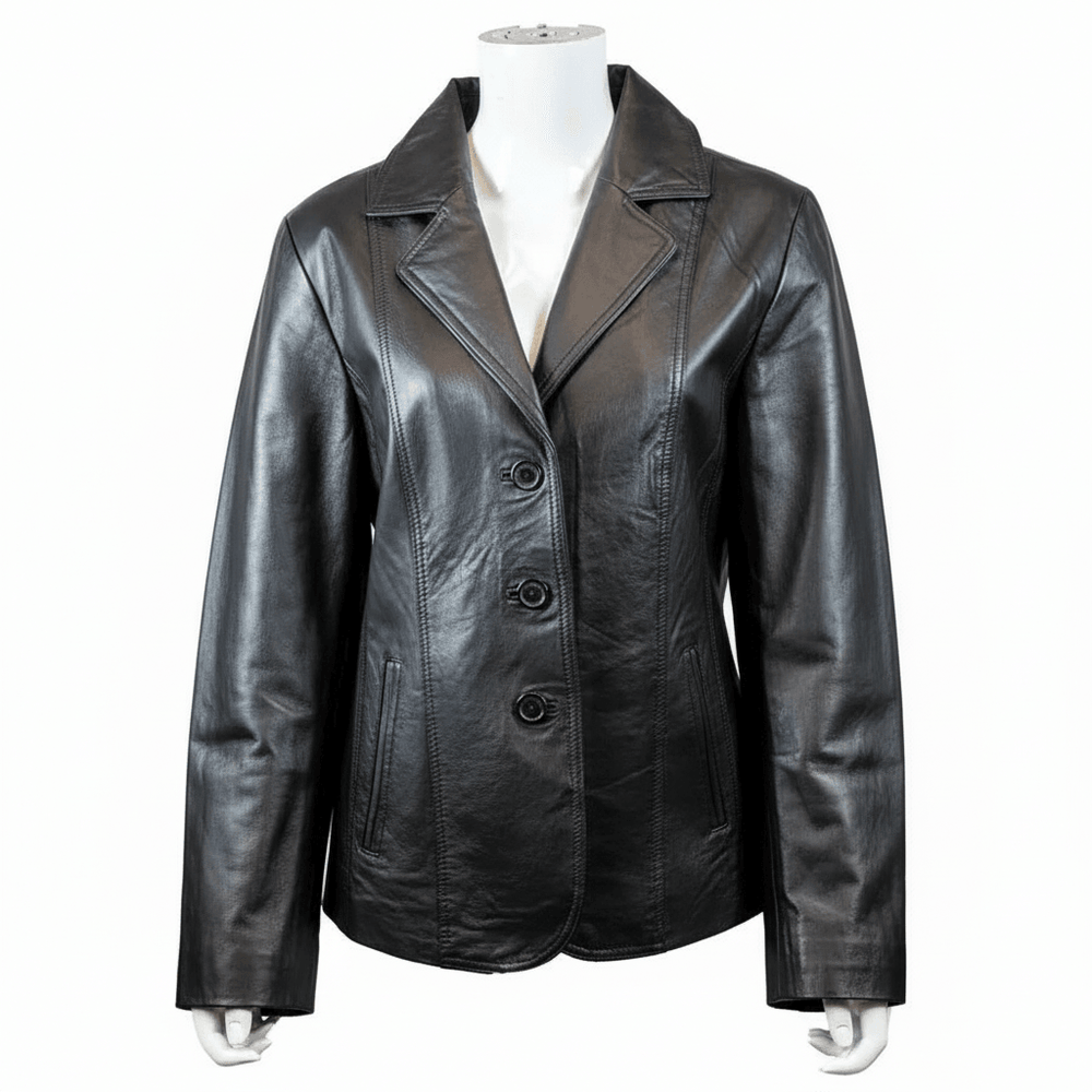 Damenblazer aus genähter LederjackeEX-STOCK Canada