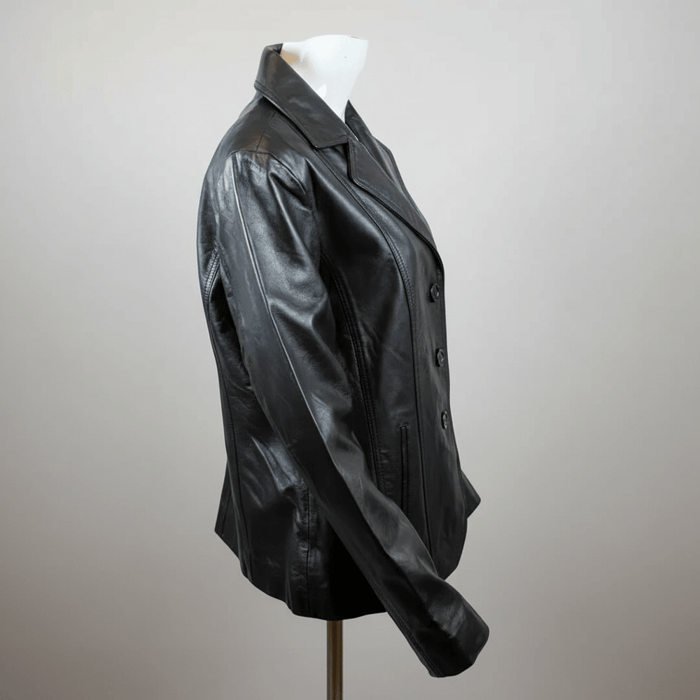 Damenblazer aus genähter LederjackeEX-STOCK Canada