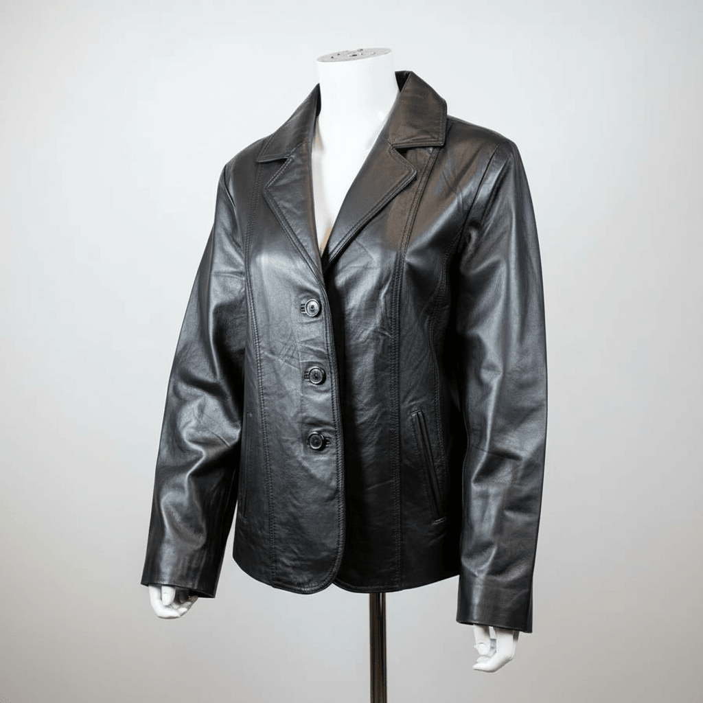 Damenblazer aus genähter LederjackeEX-STOCK Canada