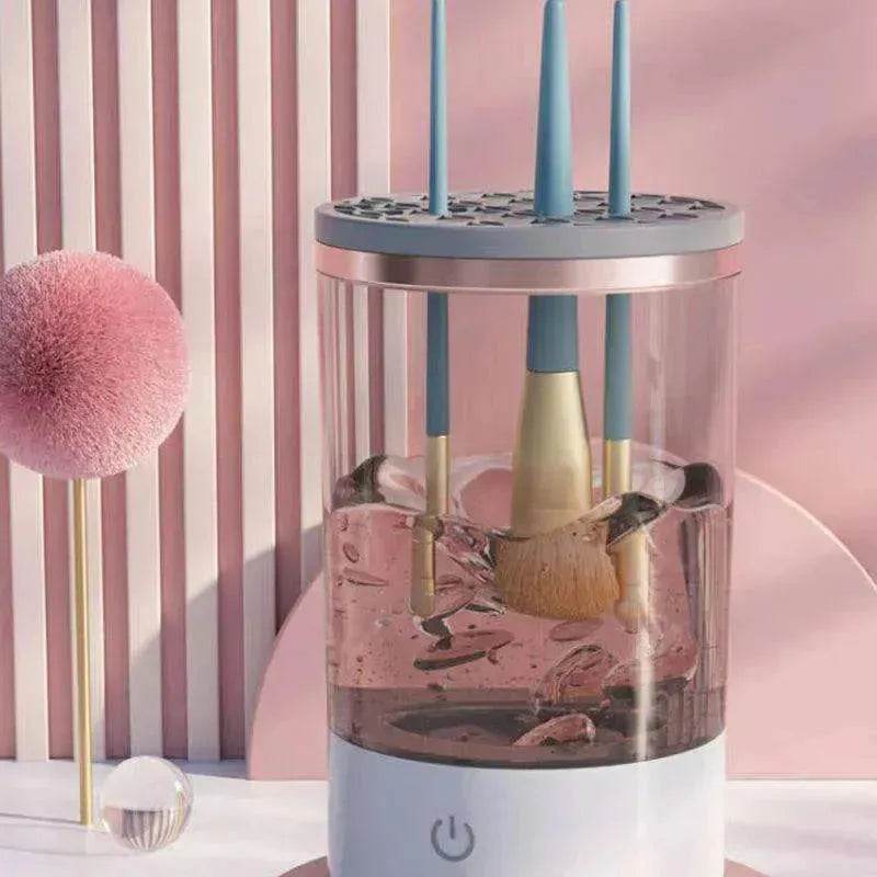 Women's Eye Shadow Brush Cleaning Tool Portable Electric Makeup Brush Cleaner Machine - EX-STOCK Canada