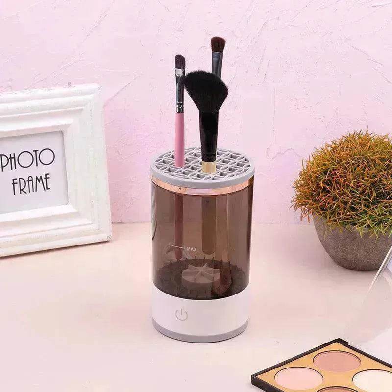 Women's Eye Shadow Brush Cleaning Tool Portable Electric Makeup Brush Cleaner Machine - EX-STOCK Canada