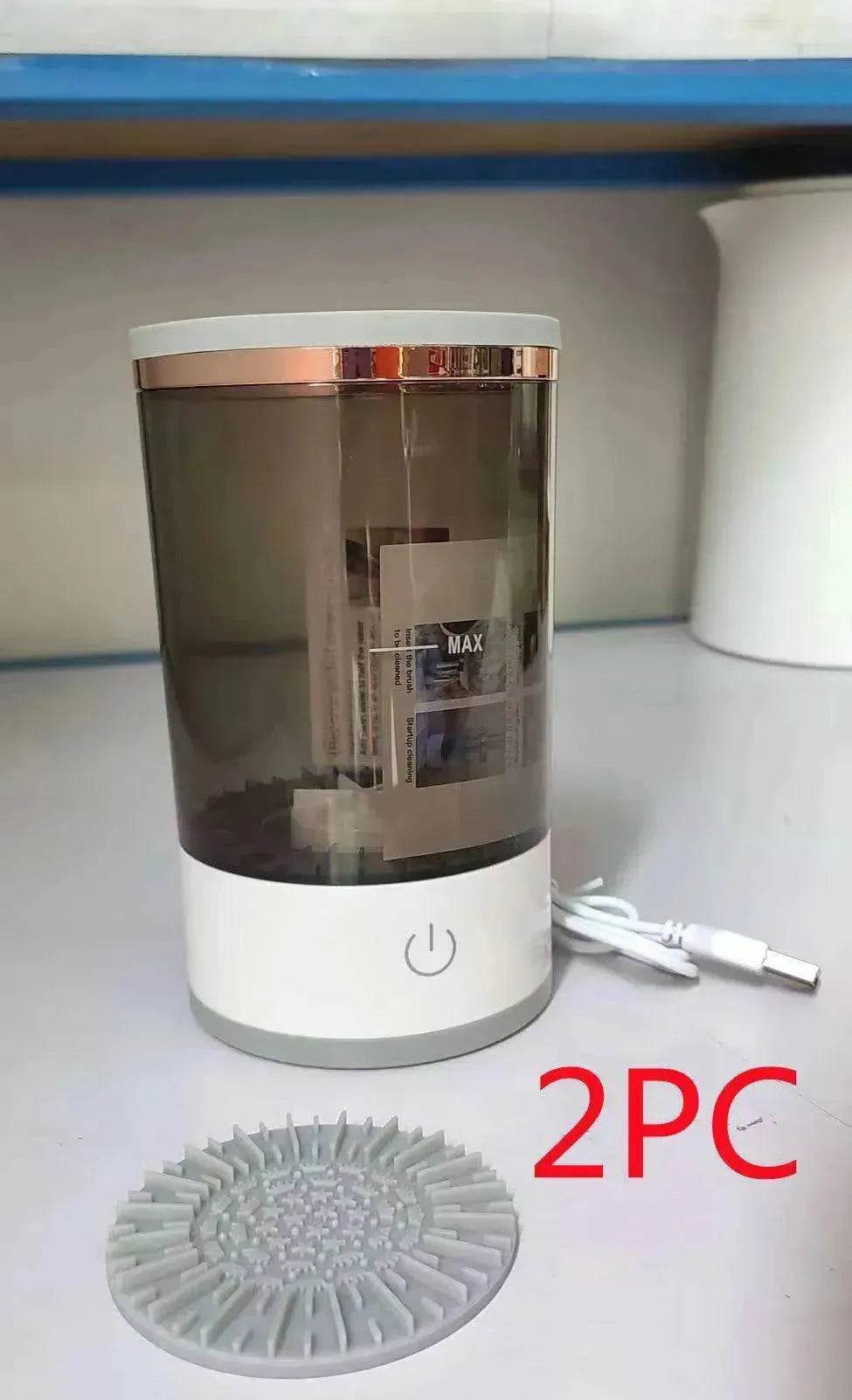 Women's Eye Shadow Brush Cleaning Tool Portable Electric Makeup Brush Cleaner Machine - EX-STOCK Canada