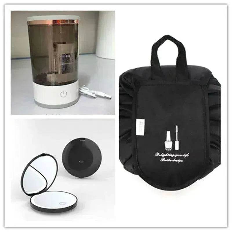 Women's Eye Shadow Brush Cleaning Tool Portable Electric Makeup Brush Cleaner Machine - EX-STOCK Canada