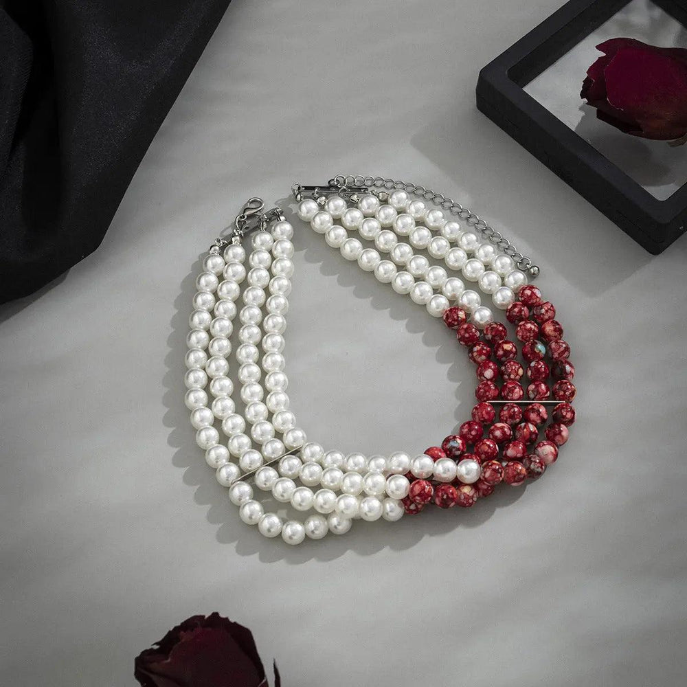 Collier femme mode gothique perle - EX-STOCK Canada