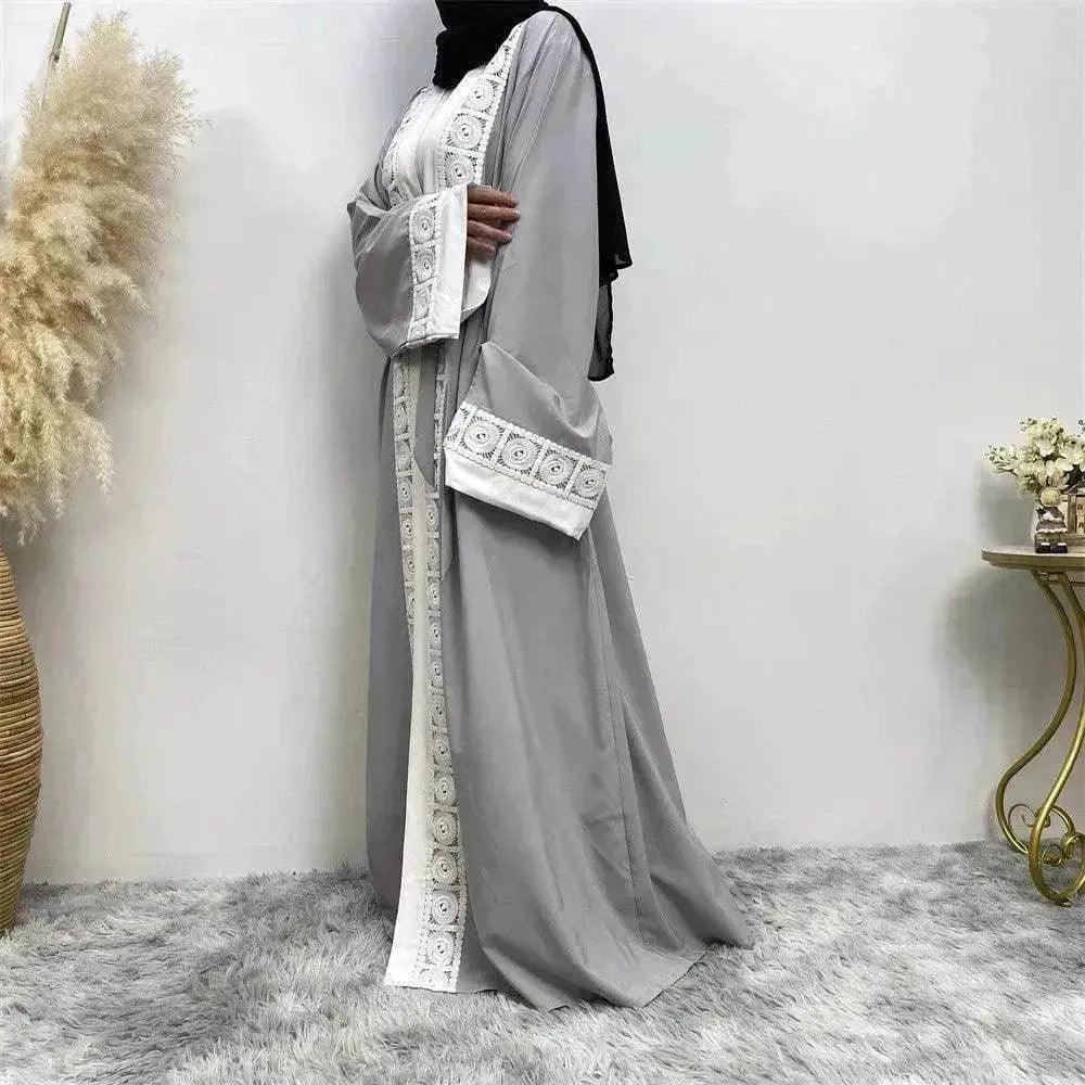 Robe arabe pour femmes en patchwork et dentelle - EX-STOCK Canada