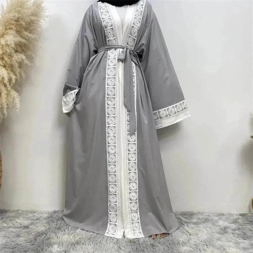 Robe arabe pour femmes en patchwork et dentelle - EX-STOCK Canada