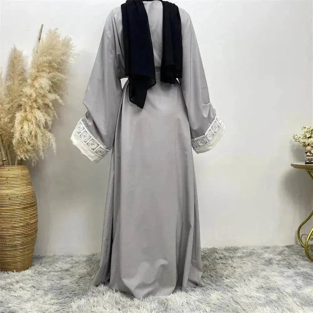 Women's Fashion Patchwork Lace Arab Robe - EX-STOCK Canada