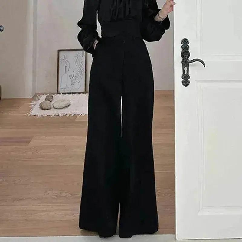 Women's Hanging Wide Leg Mopping Casual Pants - EX-STOCK Canada