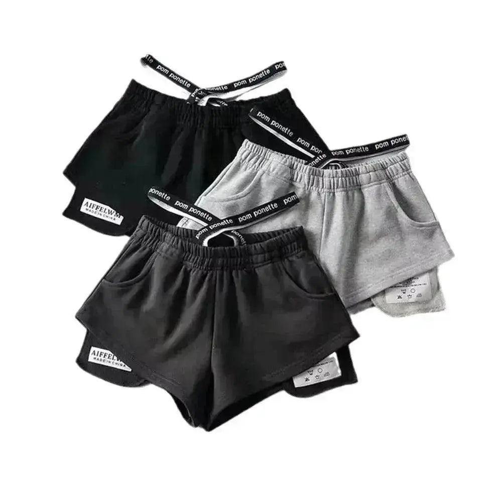 Damen High-Waist Lauf- und Sport-Gym Hotpants - EX-STOCK Canada