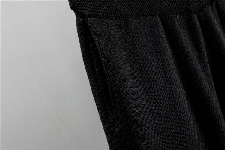 Women's Knitted Cardigan Casual Fashion Sports Wide-leg Pants Suit EX-STOCK Canada