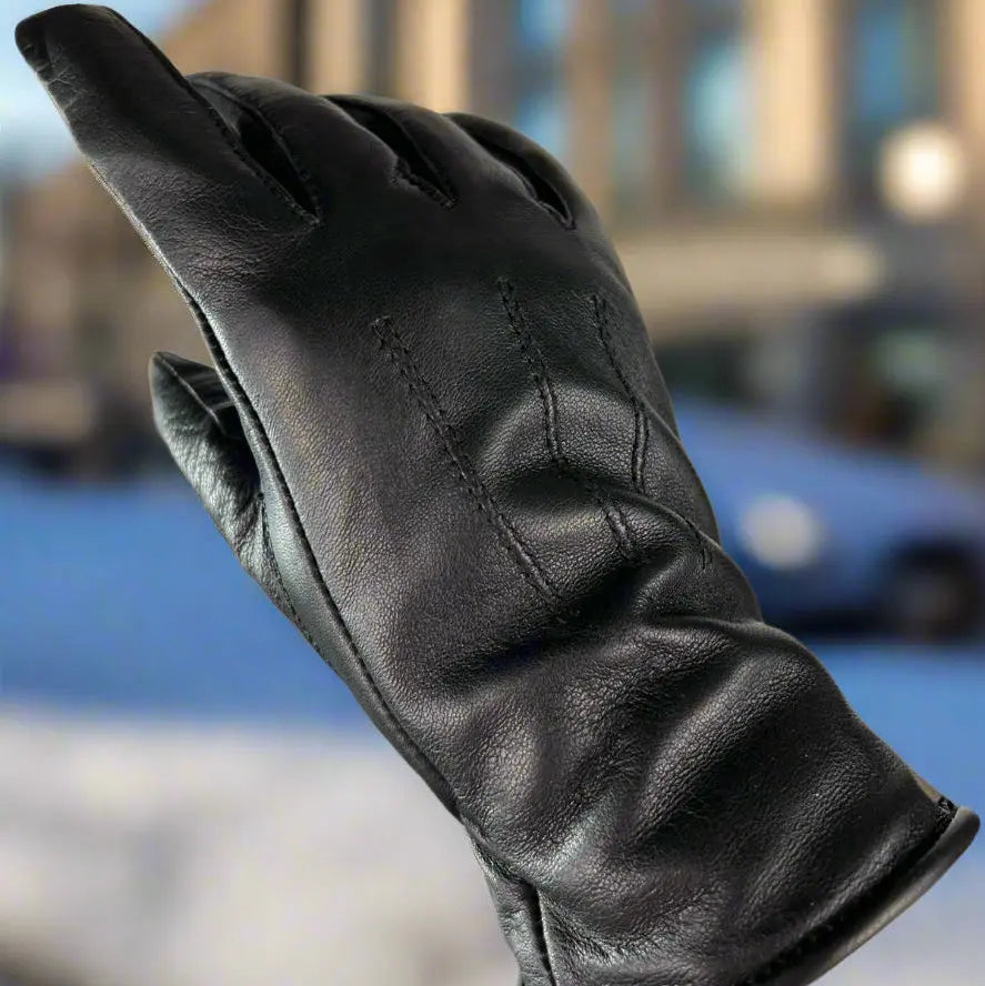 Gants en cuir pour femmes avec doublure en fourrureEX-STOCK Canada