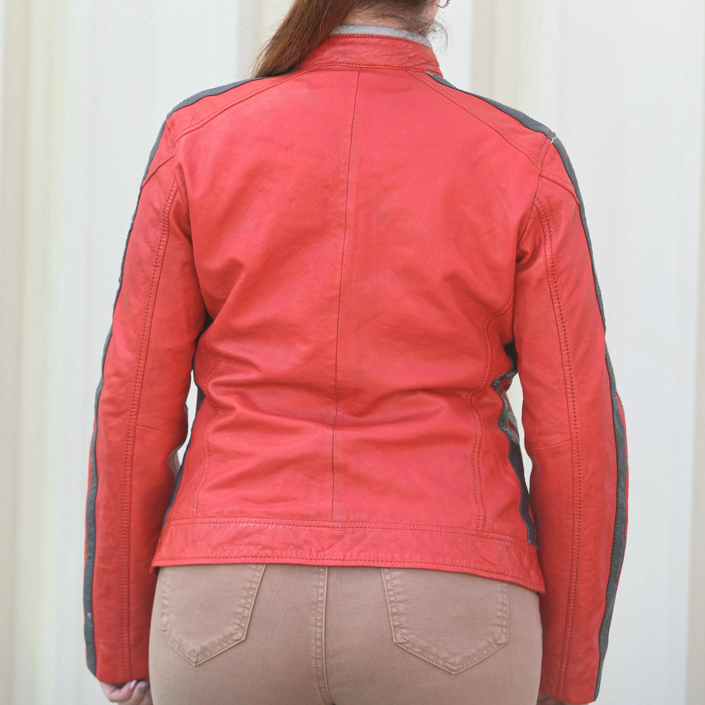 Damenlederjacke mit AufnähernEX-STOCK Canada