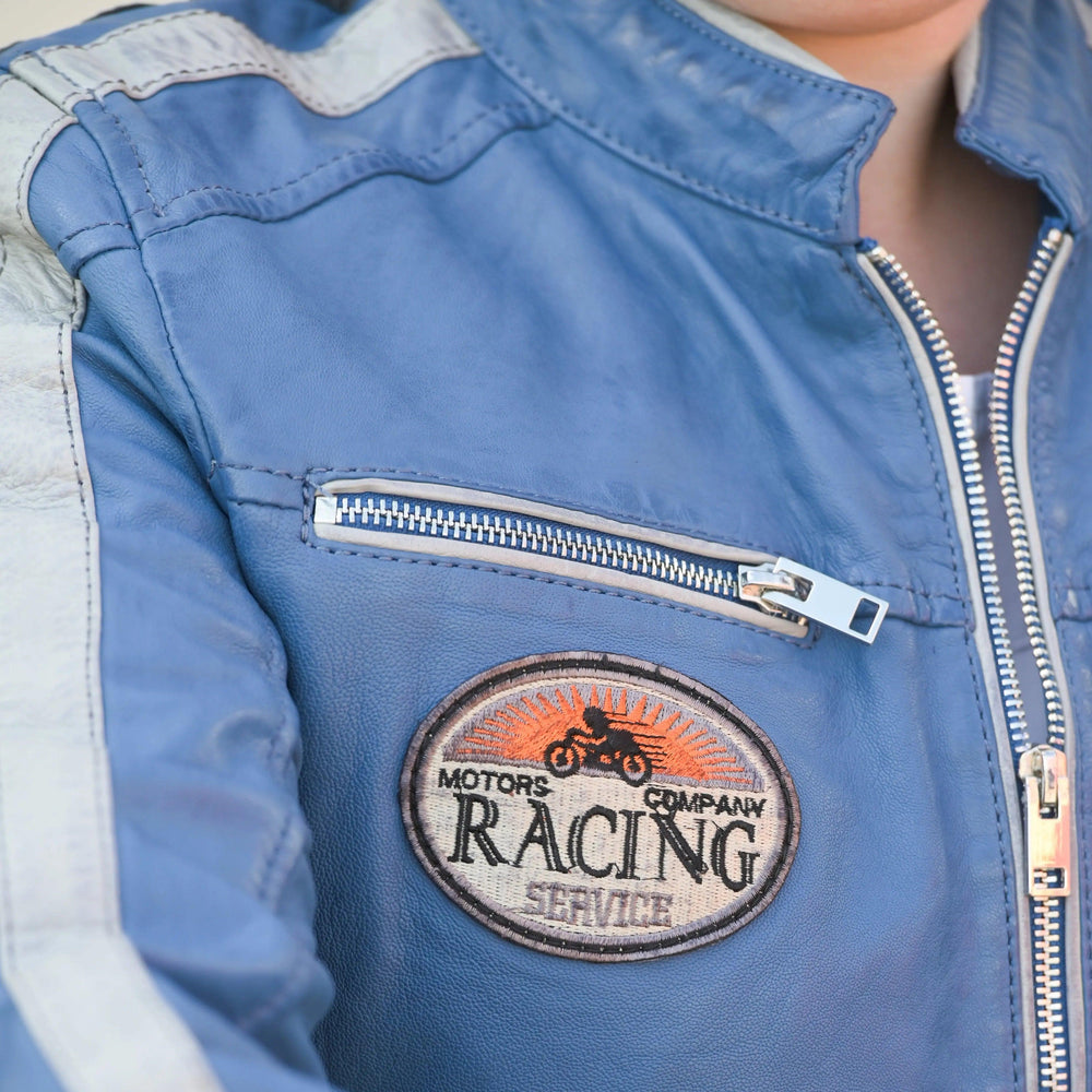 Damenlederjacke mit AufnähernEX-STOCK Canada