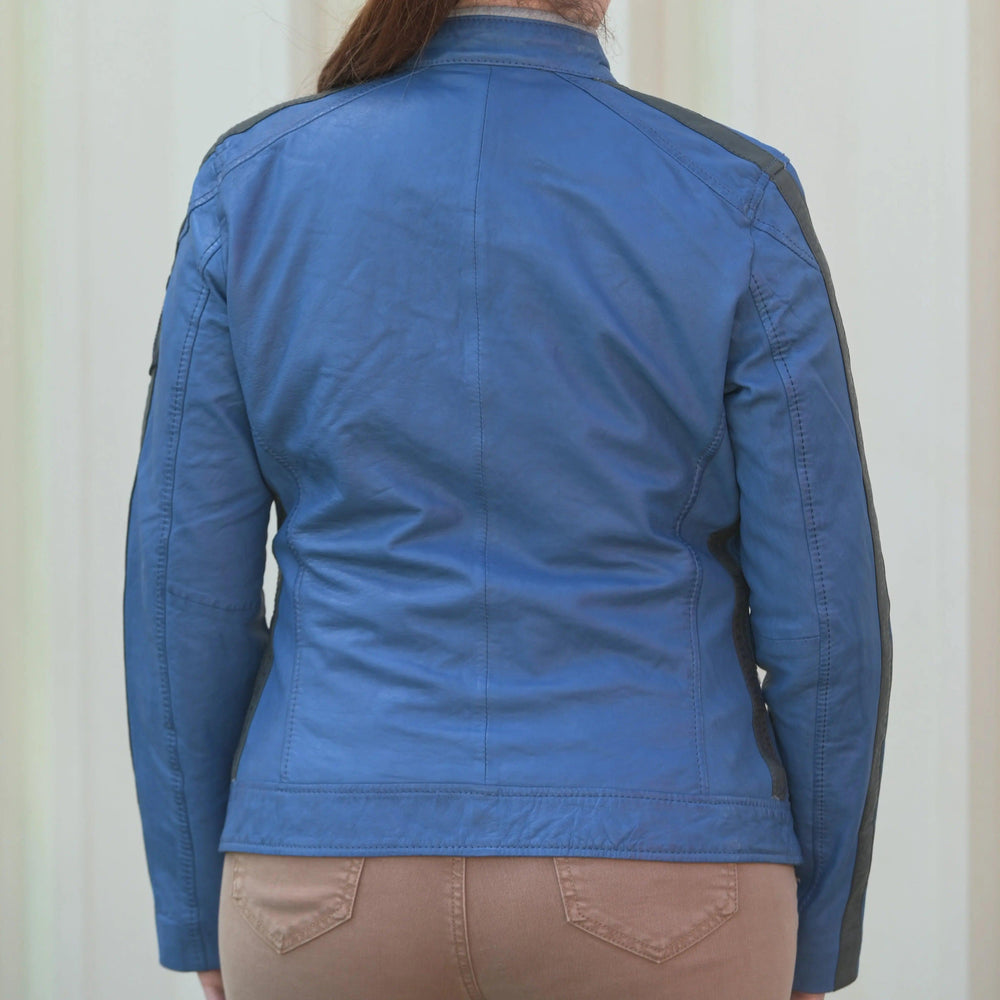 Damenlederjacke mit AufnähernEX-STOCK Canada