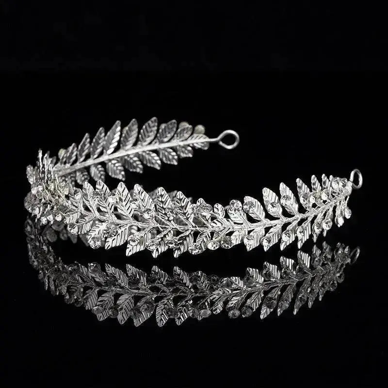 Women's Silver-plated Rhinestone Alloy Crown Tiara - EX-STOCK Canada