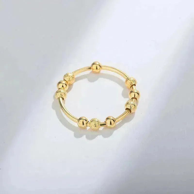 Eleganter und schlichter Persönlichkeit-Ring für Frauen aus Sterlingsilber gegen Angst EX-STOCK CANADA