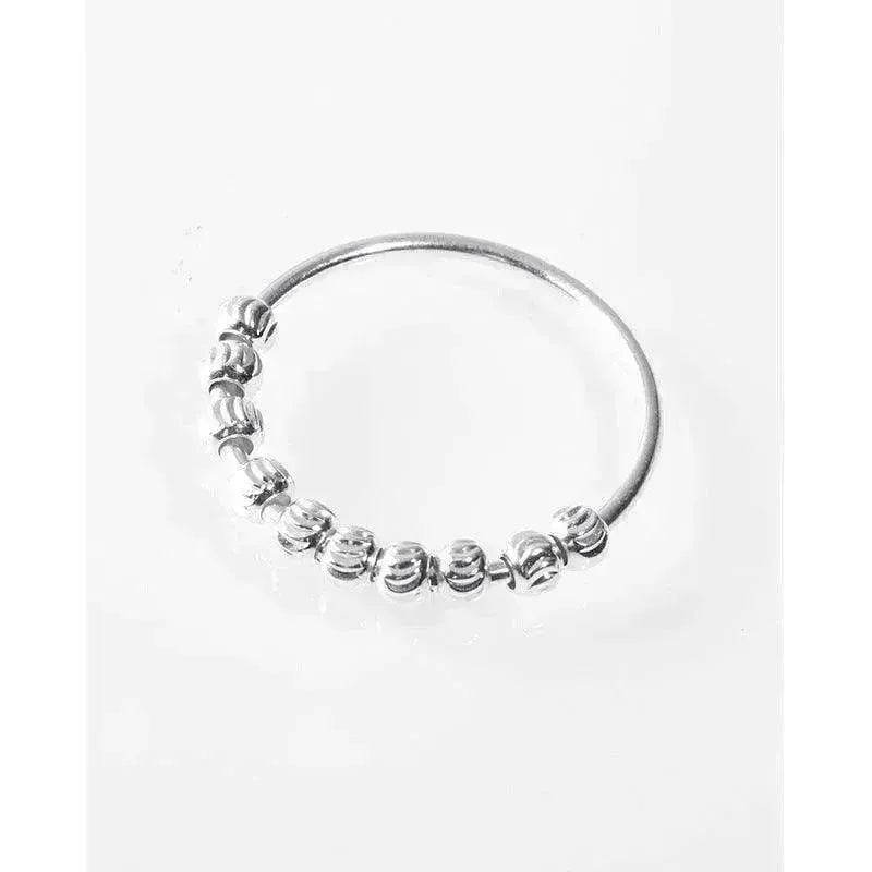 Eleganter und schlichter Persönlichkeit-Ring für Frauen aus Sterlingsilber gegen Angst EX-STOCK CANADA