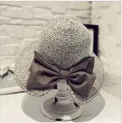 Women's Stylish Big Bow Split Summer Beach Sunshade Hat - EX-STOCK Canada