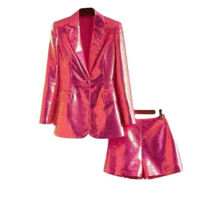 Women's Suit Coat Shorts and Blazer Fashion Suit Two-piece Suit - EX-STOCK Canada