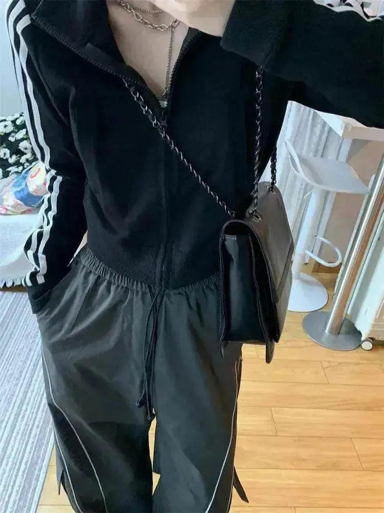 Pantalon décontracté vintage oversize Y2k pour femmes - EX-STOCK Canada
