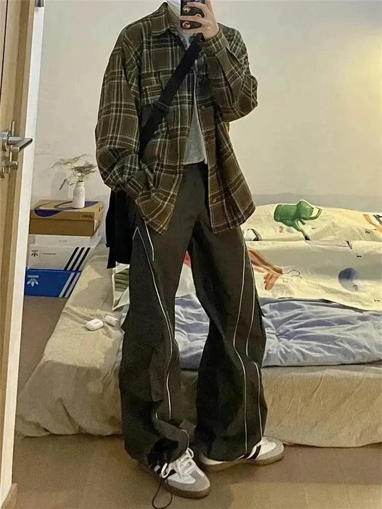 Pantalon décontracté vintage oversize Y2k pour femmes - EX-STOCK Canada