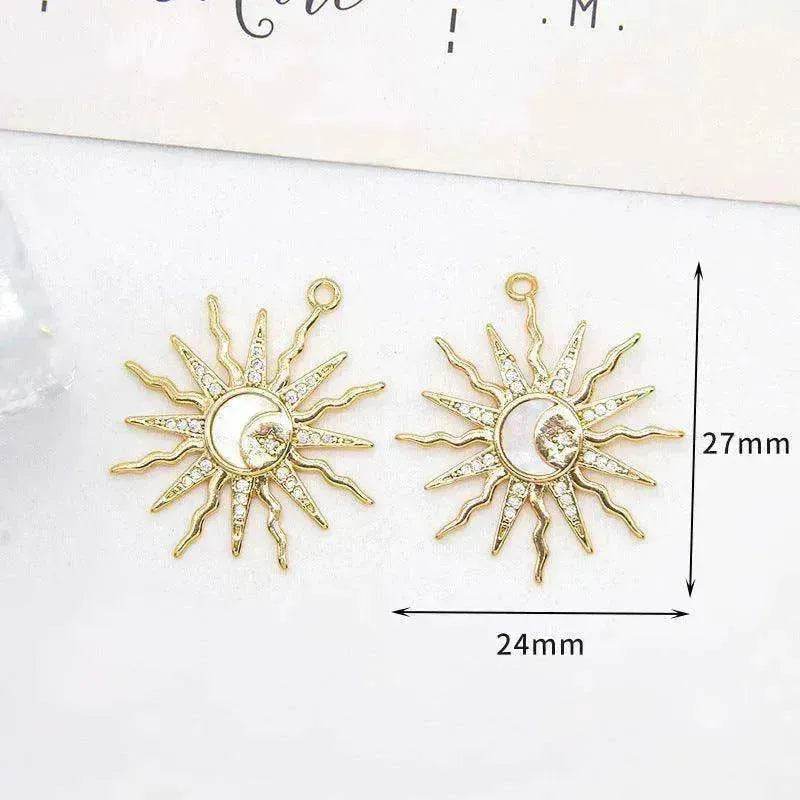 Women's White Shell Pendant Ear Rings - EX-STOCK Canada