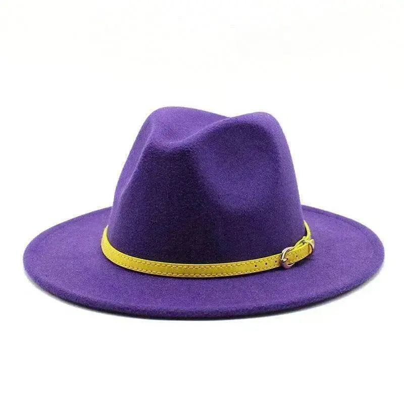Women's Woolen Big Brimmed Jazz Felt Style Hat - EX-STOCK Canada