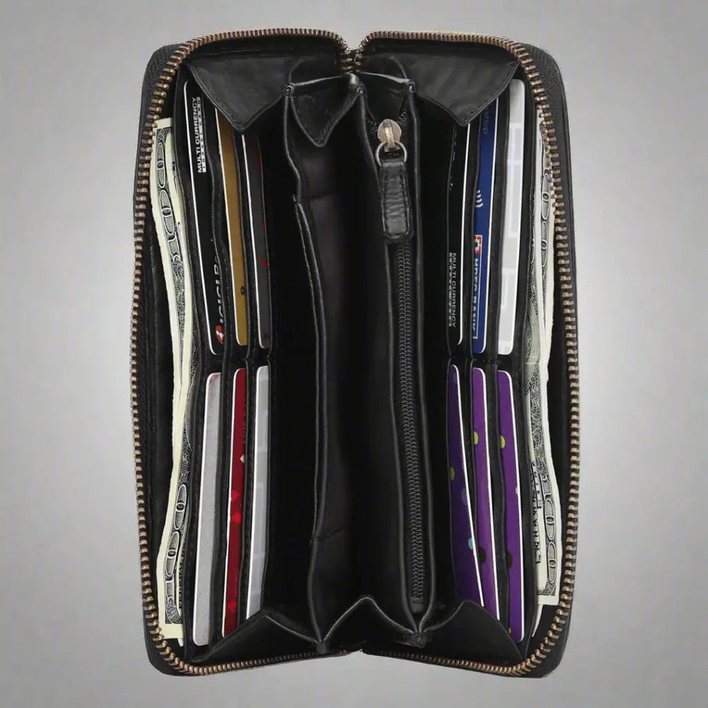 Portefeuille zippé pour femmesEX-STOCK Canada