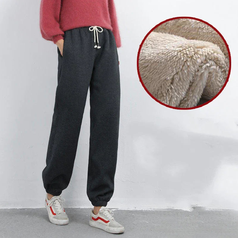 Women's plus fleece padded sweatpants EX-STOCK Canada