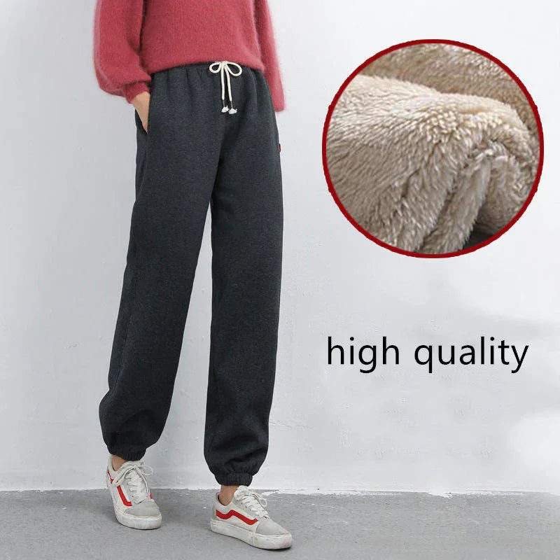 Women's plus fleece padded sweatpants EX-STOCK Canada