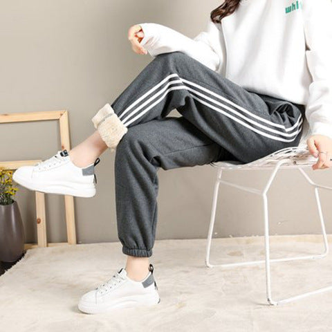 Women's plus fleece padded sweatpants EX-STOCK Canada