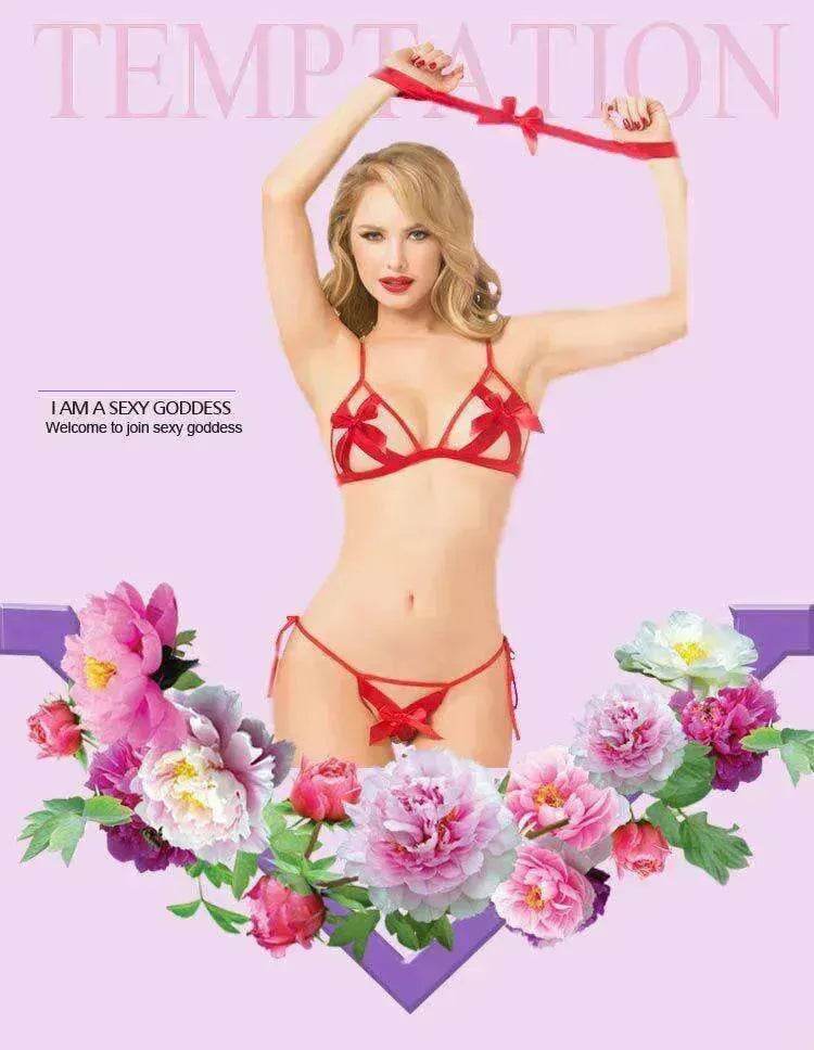 Women's valentine's day spandex lace Charming lingerie - EX-STOCK Canada