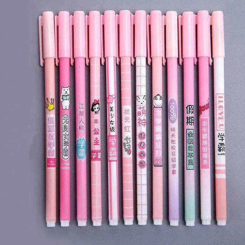 Stylo Gel Xueba École Fleur École Herbe Stylo Gel Mignon Étudiant - EX-STOCK Canada