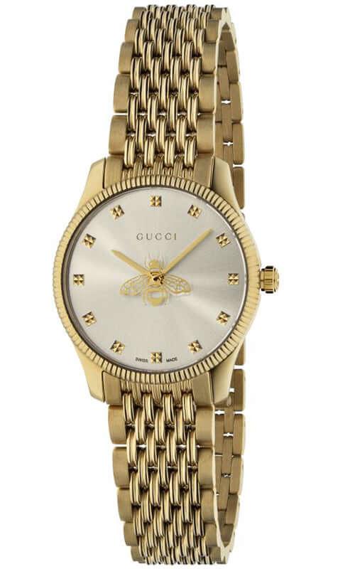 GUCCI G-TIMELESS SLIM Uhr aus Gelbgold PVD YA1265021 - EX-STOCK Canada